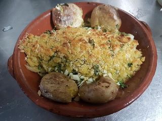Bacalhau c/ broa à "Gosto Muito"