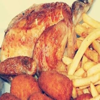 Pollo + Patatas + Croquetas (6 Uds.)