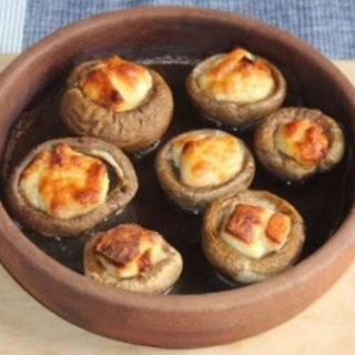 Cazuela De Champiñones Con Queso
