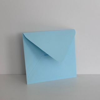 Конверт «Квадрат» блакитний 