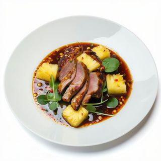 Pato Con Piña Estilo Thai