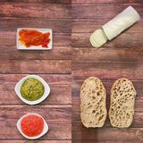 Bocadillo De Rulo, Pesto Y Pimiento