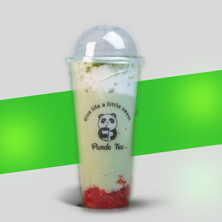 Matcha Strawberry Smoothie