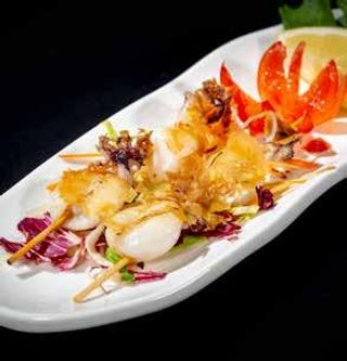 Arrosticini di calamari