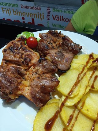 Churrasquito de pollo a la plancha