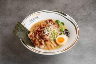 32.Ramen de pollo teriyaki miso