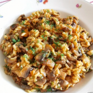 Ориз със гъбки