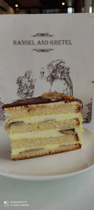 Домашна торта с банани (1 парче)