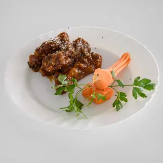 25-Costillas De Cerdo Con Salsa Barbacoa