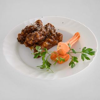 25-Costillas De Cerdo Con Salsa Barbacoa