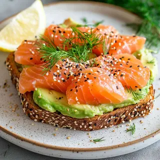 Tartine Saumon Avocat