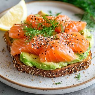 Tartine Saumon Avocat