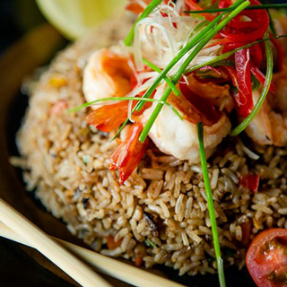  RIZ AUX LÉGUMES ET GAMBAS  