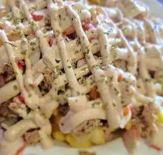 Papas Con Marisco