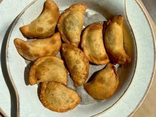 Вареники смажені з картоплею та печінкою (260g)