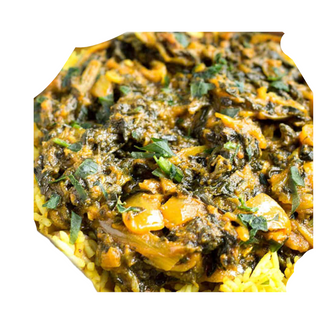 Espinaca Con Langostinos