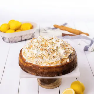 Cheesecake de limón con merengue