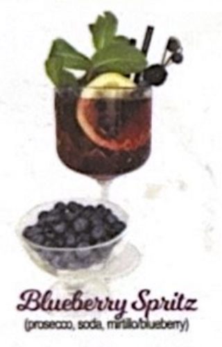Blueberry spritz