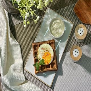 Венские вафли из картофеля с яйцом