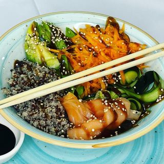 Salmon teriyaki