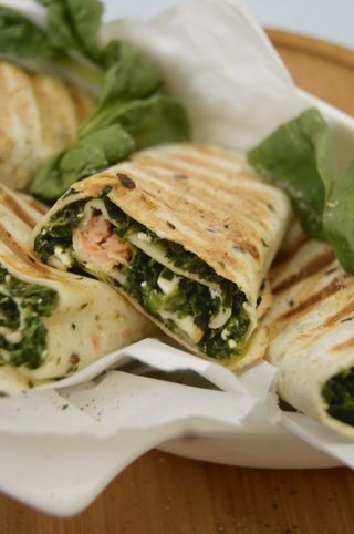 Tortilla Rollo ze szpinakiem Duży