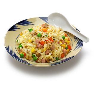Corn And Mushrooms Fried Rice