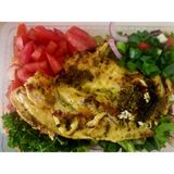 Garden salad with grilled tilapia