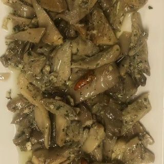 Setas a la plancha al ajillos