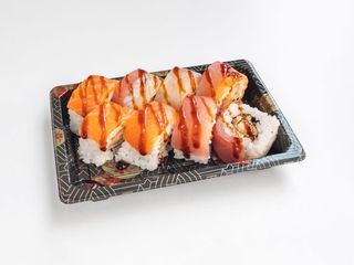 59 Rainbow ebi roll