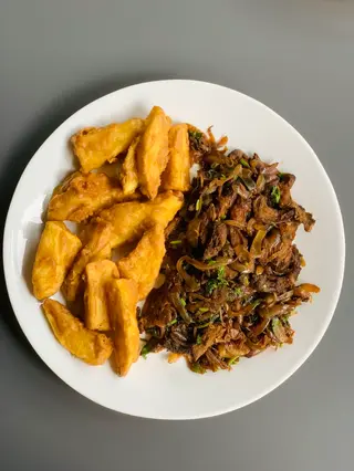 Dry fried beef 