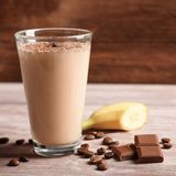 Batido de plátano con chocolate