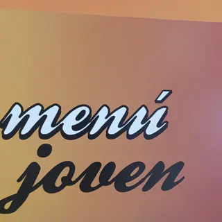 Menú joven