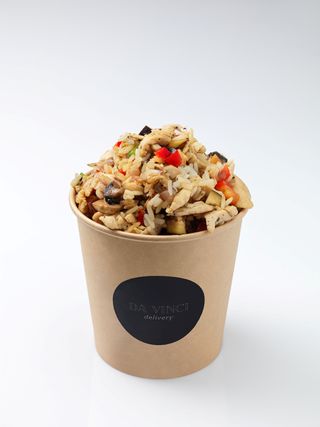 Pollo con salteado de verduras