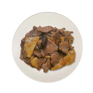 Ternera con bambu y seta china