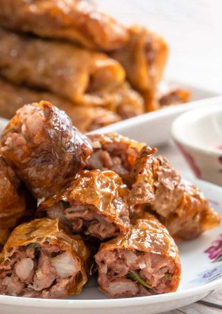 16. Involtini di tofu con carne di maiale