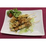 12. Pincho de pollo sopa