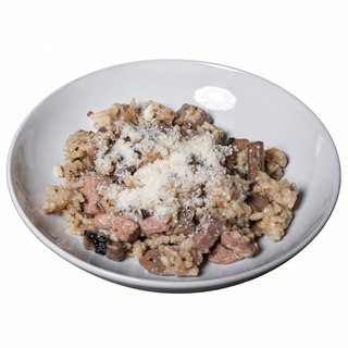 RISOTTO CON SECRETO Y CHAMPIÑONES