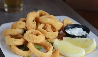 Sepia Con Salsa De Mariscos