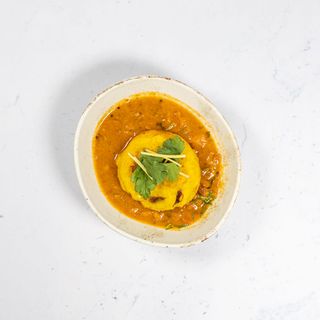 Uttapan with sambar