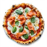 Pizza al salmone