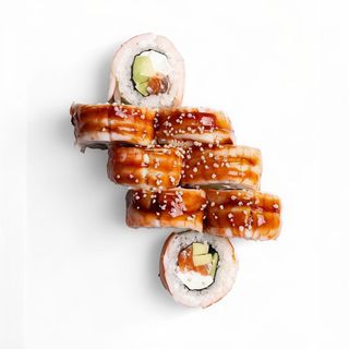 Roll Dragón Tigre con Salmón (240 g.)