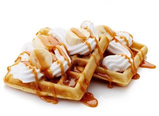 Waffle de Banana
