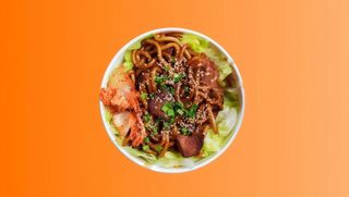 .UDON z kurczakiem po koreańsku.