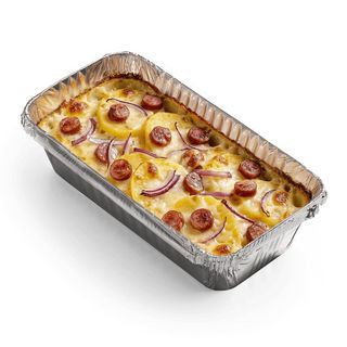 Cartofi gratinați cu cârnați 1 buc