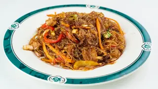Spaghete de orez prajite