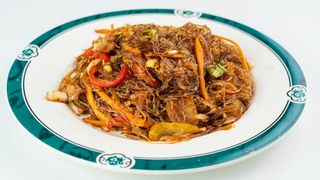 Spaghete de orez prajite