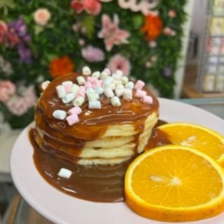 Pancake con caramello salato
