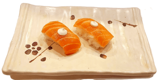 Nigiri de Salmón y Queso   ( 2 uds )