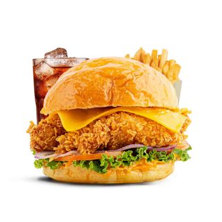 Menu chicken burger 