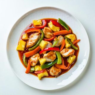 191. Pollo in salsa agrodolce